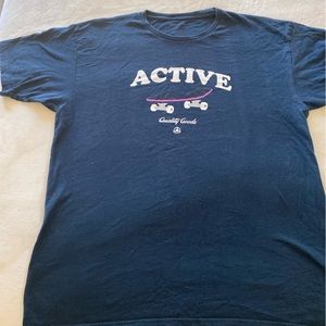 Blue Active Ride Shop Skate Tee